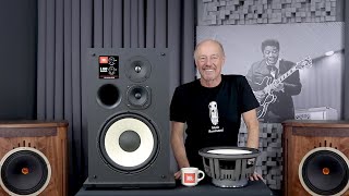 JBL L100 Classic Loudspeaker Review and TShirt Competition w Upscale Audios Kevin Deal [upl. by Base]