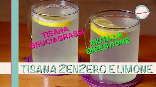 TISANA BRUCIAGRASSI ZENZERO E LIMONE [upl. by Aguie]