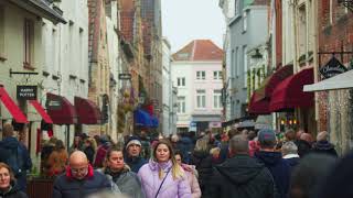 Christmas Market Bruges  Shot on a Sony Fx30 4K [upl. by Onofredo]