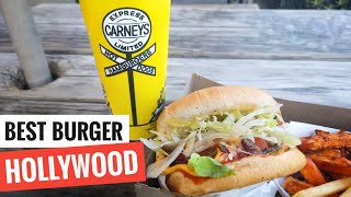 HOLLYWOOD CARNEYS TRAIN Restaurant 🍔 Best Hot Dogs amp Burgers Foodseeing Los Angeles [upl. by Rogerio725]