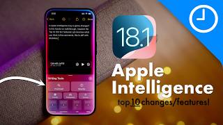 iOS 181  Apple Intelligence Review  Top 10 Features [upl. by Erodroeht]