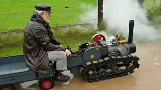 Hornsby chain crawler model out in the rain [upl. by Ornstead456]