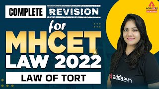 MH CET Law 2022  Complete Revision For MH CET Law 2022 Law of Tort [upl. by Breh]