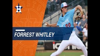 Top Prospects Forrest Whitley RHP Astros [upl. by Nerty]