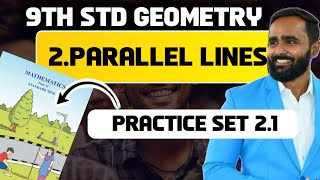 9th STD GEOMETRY2Parallel Lines PRACTICE SET 21PRADEEP GIRI SIR [upl. by Iron726]