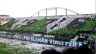 PSS Sleman Brigata Curva Sud  Choreo 1976 [upl. by Aehsrop]