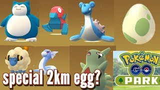 UltraRare 2KM Egg in pokemon go Park Pikachu Outbreak Hatching rare 100 IV 2km egg [upl. by Waller337]