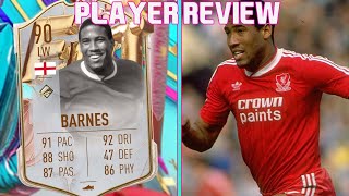 INSANE PLAYER 90 FUT BIRTHDAY ICON BARNES PLAYER REVIEW FIFA 23 ULTIMATE TEAM [upl. by Enomas]