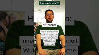 Die Taucheratmung hilft gegen innere Getriebenheit und reduziert deinen Stresslevel [upl. by Laden113]