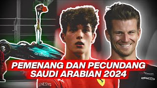 DEBUT MANIS OLIVER BEARMAN PEMENANG DAN PECUNDANG GP SAUDI ARABIA 2024 [upl. by Darell74]