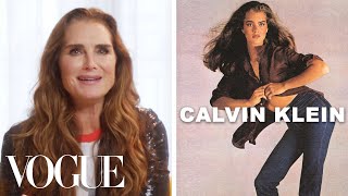 Brooke Shields Tells the Story Behind Her 80s Calvin Klein Jeans Campaign  Vogue [upl. by Leziar772]