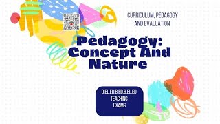 Understanding concept and nature of pedagogy [upl. by Skillern644]