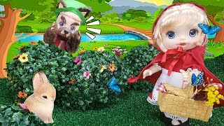 Chapeuzinho Vermelho e o Lobo Mau Boneca Baby Alive História Completa Em Português [upl. by Paulita]