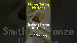 Bronze dart tips is HOW MUCH GP per hour 🔨💰🍃 osrs oldschoolrunescape runescape [upl. by Lyns973]