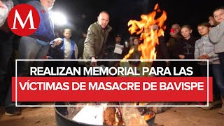 Conmemoran con fuego la memoria de las víctimas de la familia LeBaron [upl. by Orella]