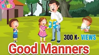 Good manners  Nursery rhymes  English Rhymes [upl. by Elatan]