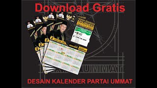 Template Calender 2024 Caleg Partai UMMAT [upl. by Anet]