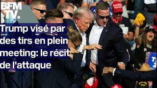 Donald Trump attaqué en plein meeting le film des événements [upl. by Nuriel268]