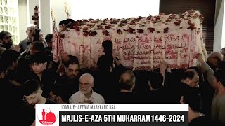 IdaraeJaferia Maryland USA  Noha  Taboot  Maatamdari  5th Muharram 1446  7112024 [upl. by Thinia]