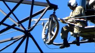 Helicopter Power Line Maintenance [upl. by Boudreaux]