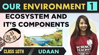 Our Environment 01  Ecosystem And Its Components  Class 10  NCERT  Udaan [upl. by Pain]