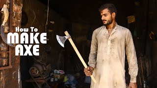 Axe Making  Make Axe From Rusty Leaf Springs  Master Blacksmith [upl. by Croner]