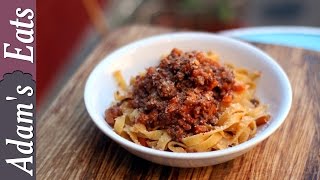 How to make bolognese sauce  Meat ragu with tagliatelle [upl. by Elise]