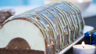 Bûche de Noël chocolat menthe [upl. by Adnoryt]