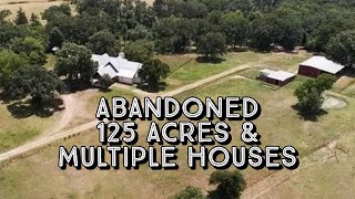 Abandoned 125Acre Ranch Log House Safe Room Guest House For Sale in Far East Dallas 1550000 [upl. by Tadashi]