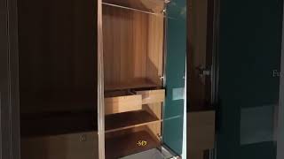 Profile Glass Door Wardrobe Design sahebdesign [upl. by Lybis]