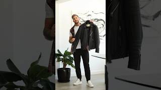 Styling a boda skins leather jacket the Kay Michaels mensfashion menfashion menstyle [upl. by Scottie]