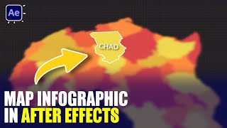 Infographic Map Animation in After Effects Tutorials [upl. by Karb]