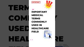 CPC Imp Medical terms commonly used in healthcare field shorts [upl. by Horace689]