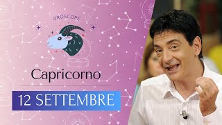 Capricorno ♑️ Loroscopo di Paolo Fox  12 Settembre 2024  Impegnatissimi tra studio lavoro [upl. by Wiles]