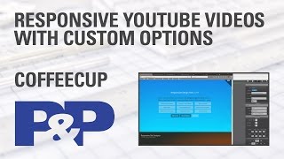 Responsive YouTube videos with custom options  CoffeeCup Software [upl. by Sloatman]