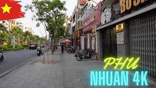 2024 Saigon Binh Thanh District to Phu Nhuan love hotels 4K Walk 🇻🇳 [upl. by Mclaughlin]