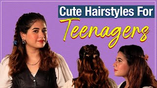 Cute Hairstyles For Teenagers  Best Hairstyles For Girls [upl. by Neelahs]