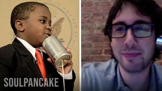 Kid President FINALLY Interviews Josh Groban [upl. by Erdreid]