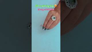 Beautiful silver designer spinning ring 😍 shorts viral youtubeshorts [upl. by Elie976]