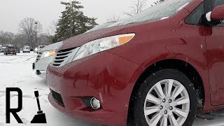 Do You Need AWD  Icy Launch Test Toyota Sienna AWD vs Honda Odyssey [upl. by Eiramlatsyrk445]