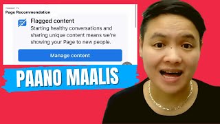 PAANO ALISIN ANG FLAGGED CONTENT SA FACEBOOK [upl. by Cornwell]