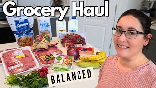 Balanced and Budget Friendly  GROCERY HAUL Gluten amp Lactose Free [upl. by Nonahs]