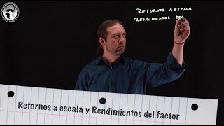 Retornos a escala y Rendimientos del factor con Ejercicio [upl. by Noman627]