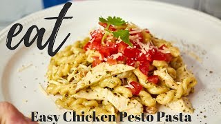 Easy Chicken Pesto Pasta Recipe [upl. by Yardna]