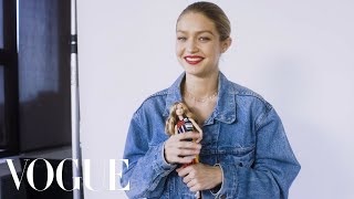 73 Questions With Gigi Hadid  Vogue [upl. by Tymes818]