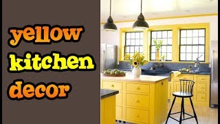 Yellow Kitchen Decor Ideas To Raise Your Mood [upl. by Tillo]