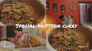 MUTTON CURRY RECIPE 🍛 জীউৰ ধেমালি এনাইকৰ লগত  মই mutton খাব নোৱৰাৰ কাৰণ [upl. by Yur102]