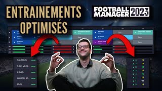 FM23 NOS ENTRAINEMENTS OPTIMISÉS ProgressionBlessureRepos  Football Manager 2023 [upl. by Ecitnirp]