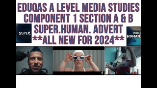 EDUQAS ALevel Media Studies Component 1 revision  Channel 4 Superhumans advert [upl. by Paik]