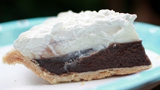 Hawaiian Chocolate Haupia Pie Recipe  Hawaiian Coconut Pudding Recipe  Chef Tips [upl. by Ahsieym768]